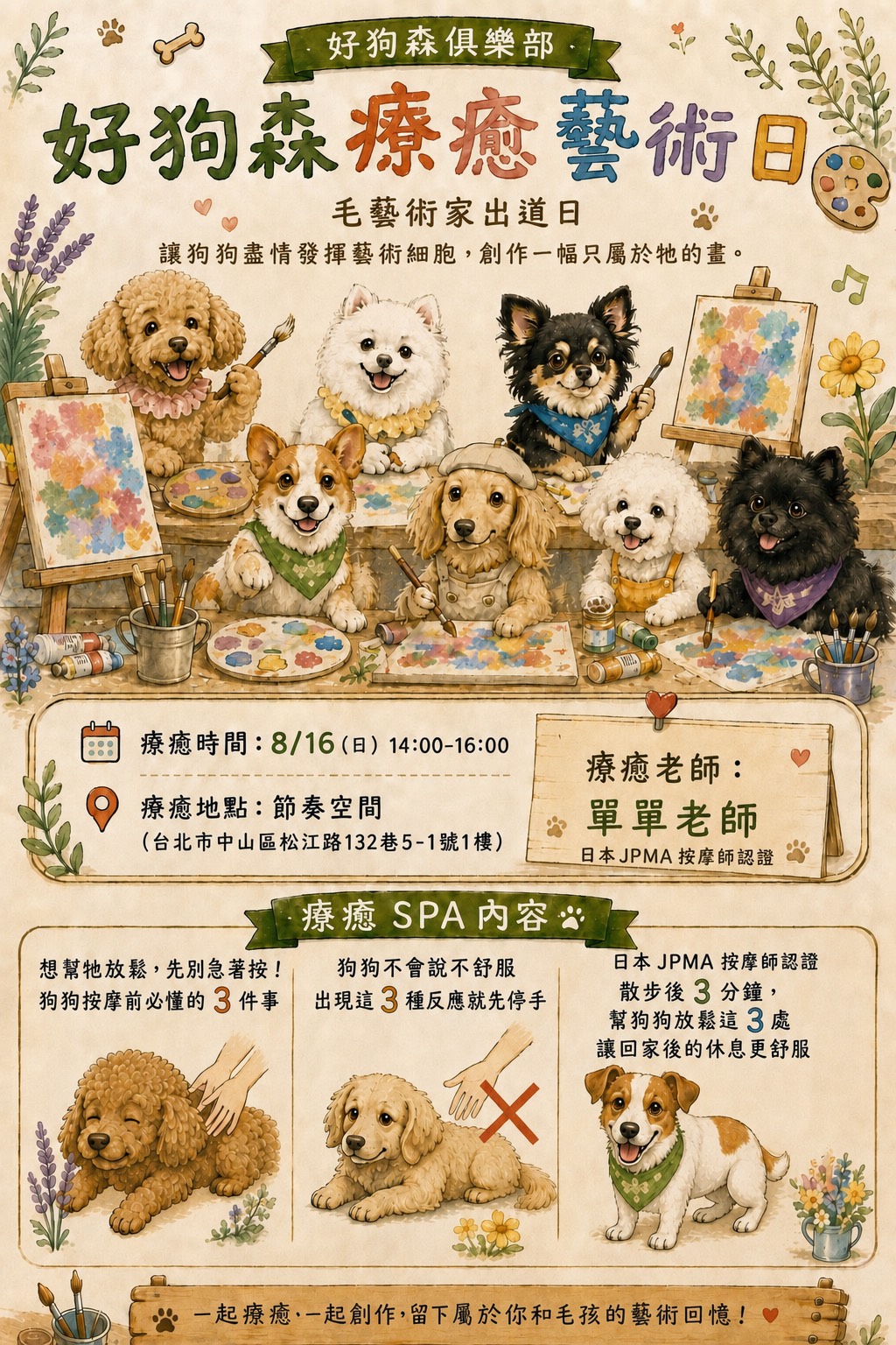 好狗森療癒藝術日：毛藝術家出道日封面
