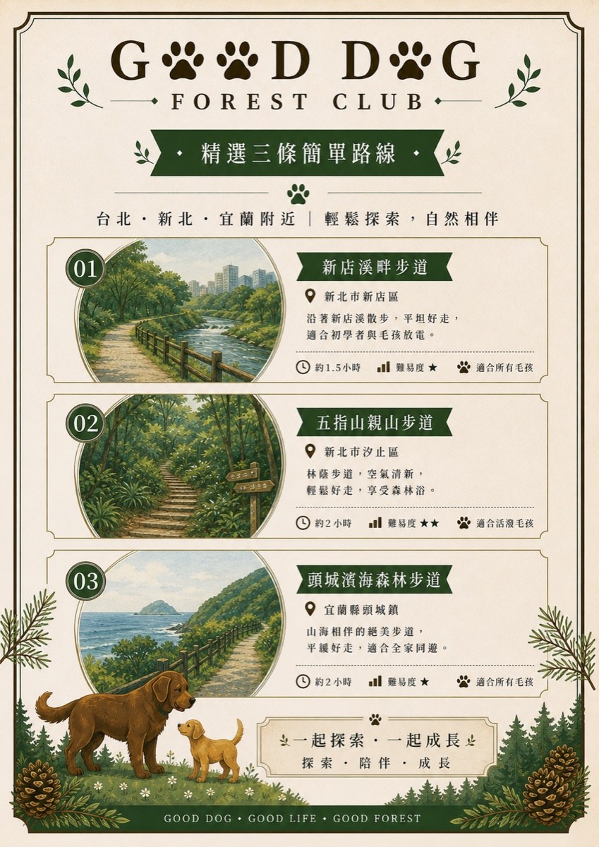 精選三條簡單路線