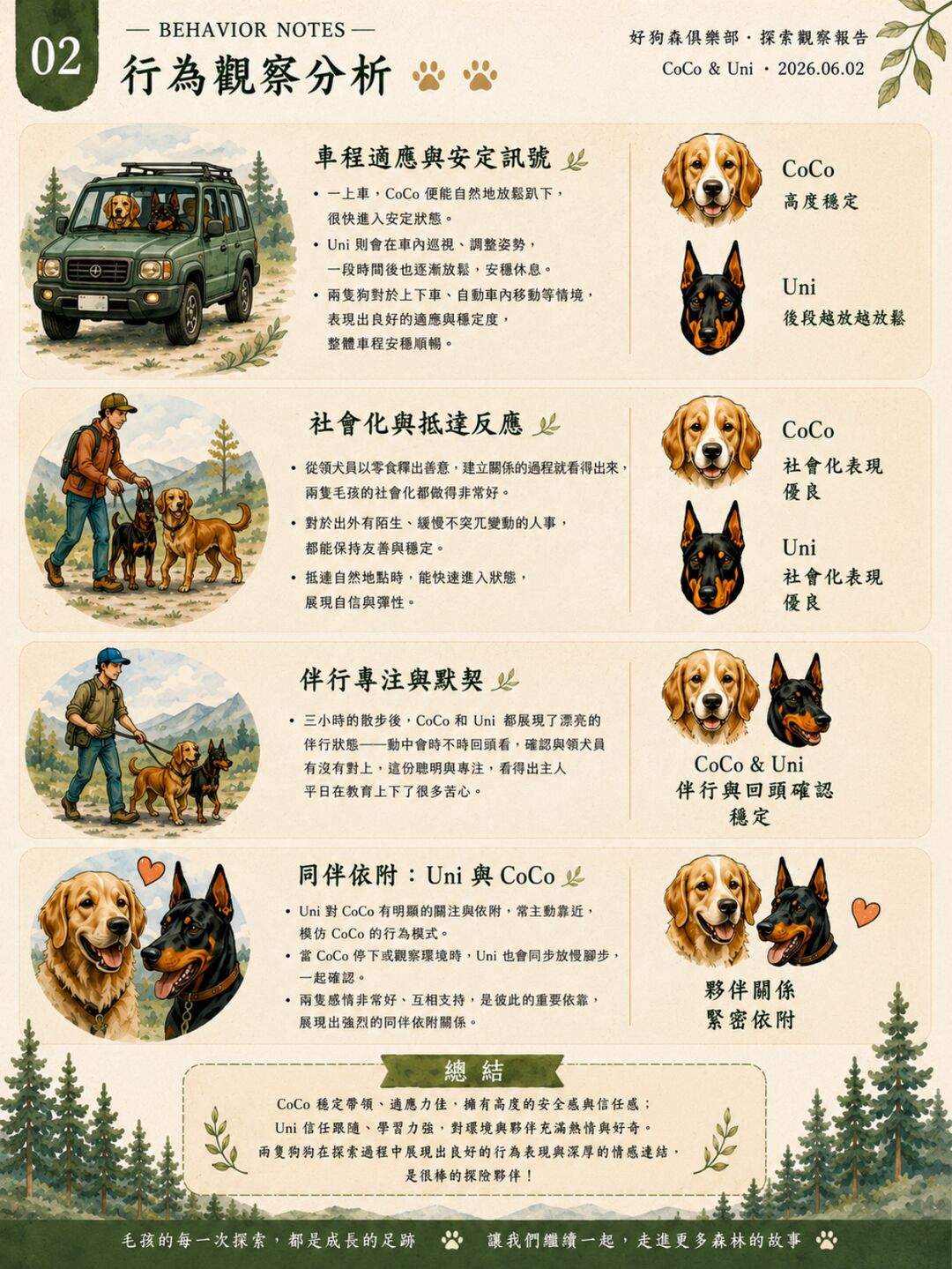 真實探索報告範例第 3 頁